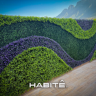 Follaje Artificial Boxus Lavanda